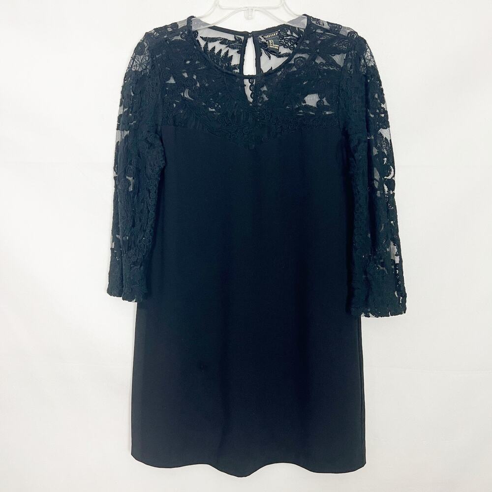 Forever 21 Womens Dress Small Shift Lace Whimsigoth Witchy Fairygoth Edgy Boho